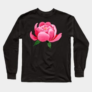 Flower Watercolor Long Sleeve T-Shirt